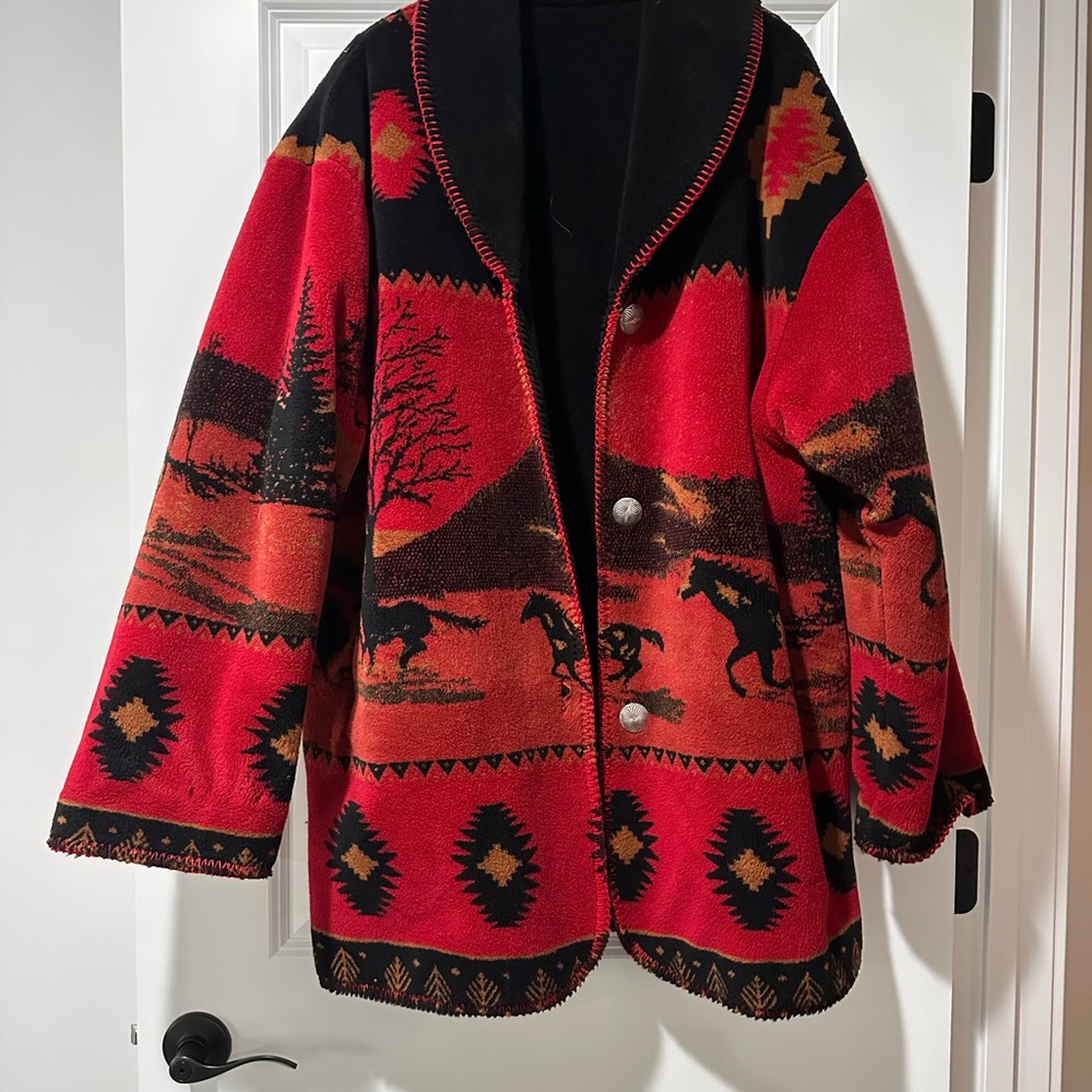 Vintage Denali reversible coat